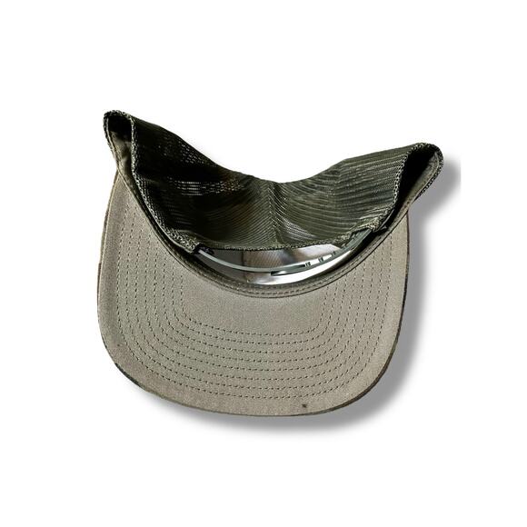 RVCA Camo Trucker Hat Snapback Mesh Cap Mid Fit - Picture 5 of 5